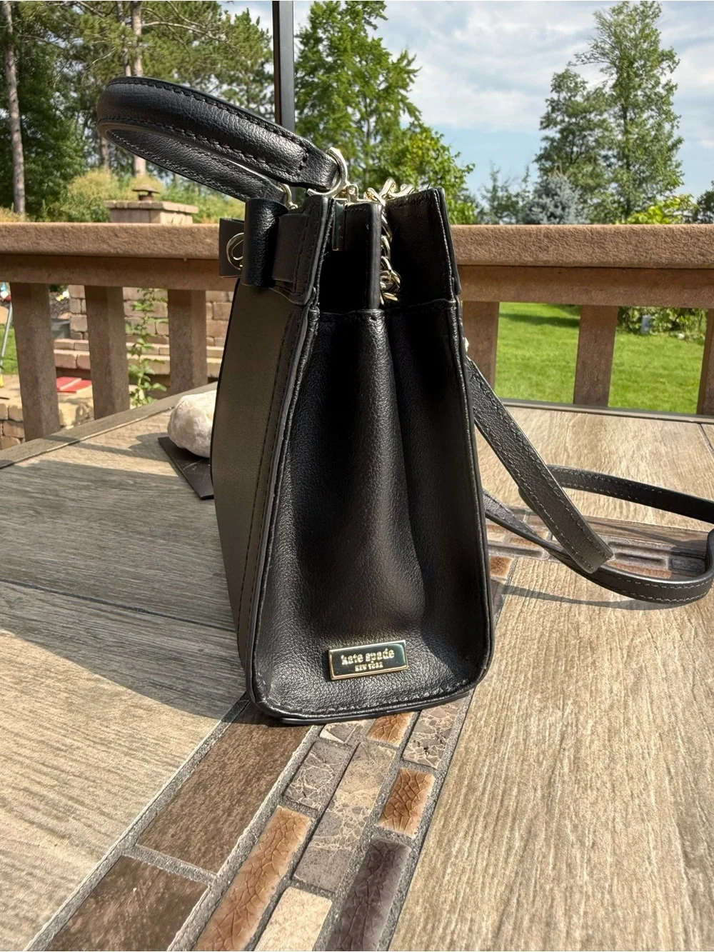 NWOT Kate Spade New York Mayfair Drive Mini Tullie satchel Crossbody Black bag